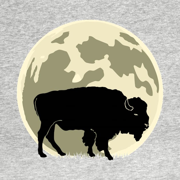 Bison Cute Halloween Design by RJCatch